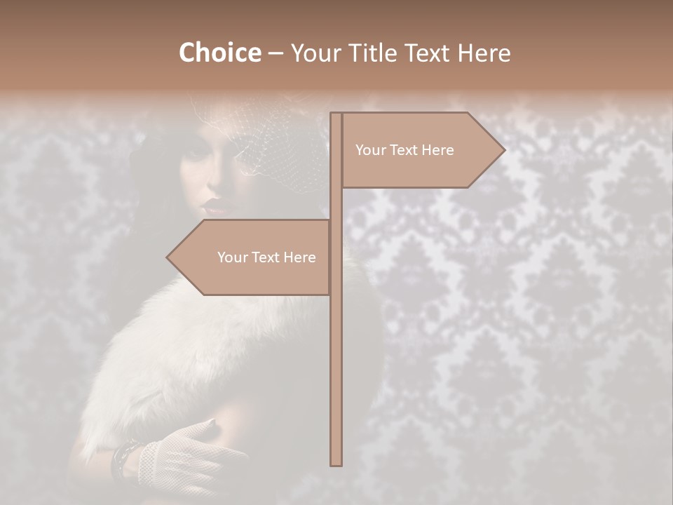 Classic Purple Styled PowerPoint Template