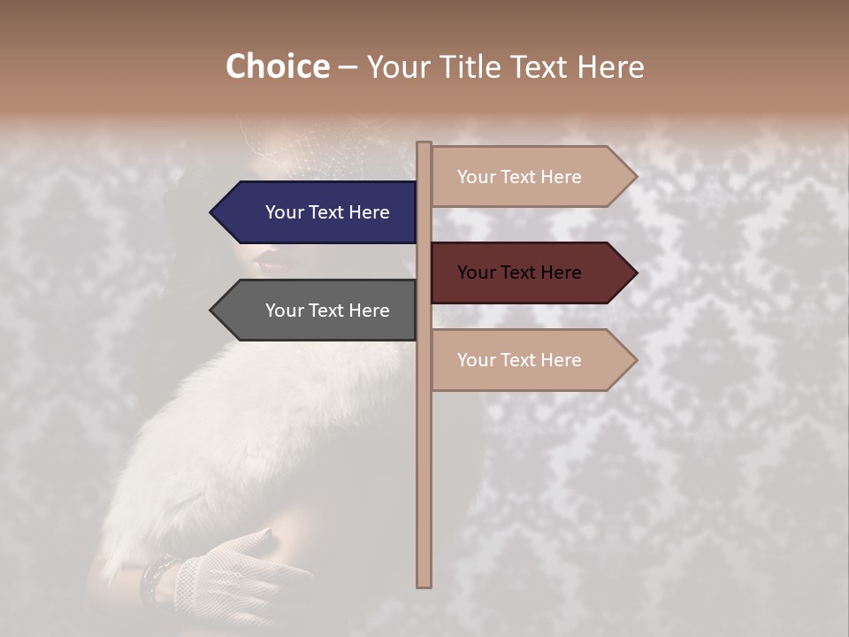 Classic Purple Styled PowerPoint Template