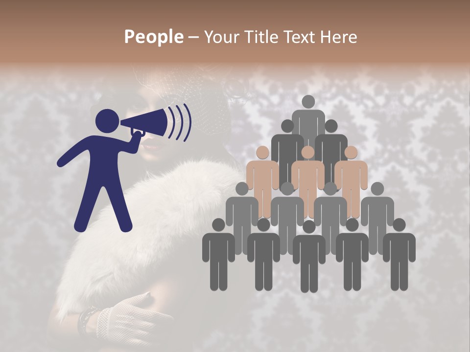 Classic Purple Styled PowerPoint Template