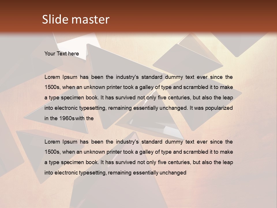 Graphic Metal Images PowerPoint Template