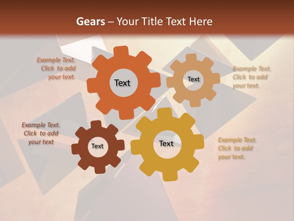 Graphic Metal Images PowerPoint Template