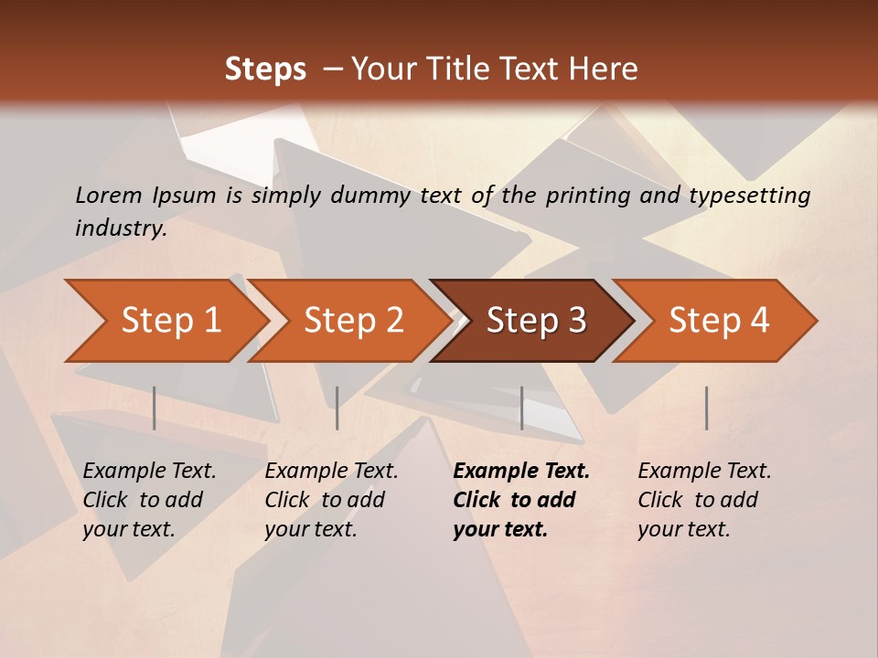 Graphic Metal Images PowerPoint Template