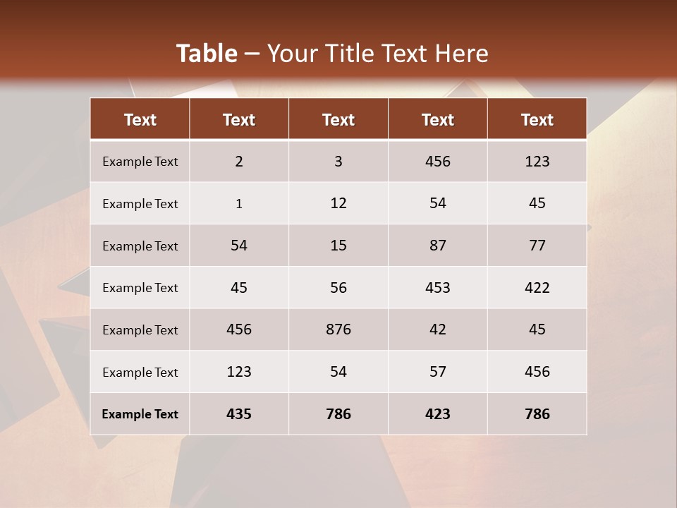 Graphic Metal Images PowerPoint Template