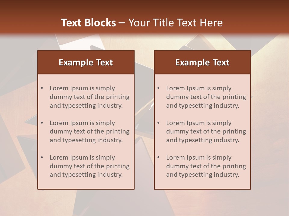 Graphic Metal Images PowerPoint Template