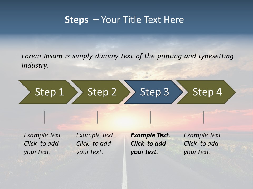 Non Urban Rural Mountain PowerPoint Template