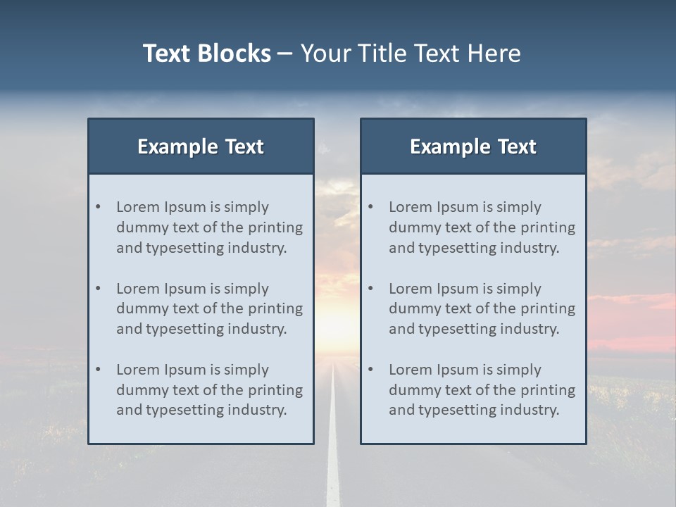 Non Urban Rural Mountain PowerPoint Template