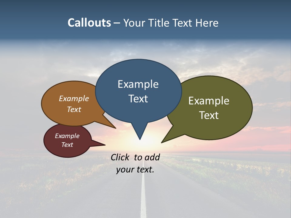 Non Urban Rural Mountain PowerPoint Template