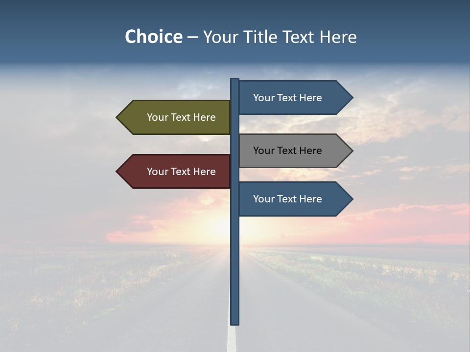 Non Urban Rural Mountain PowerPoint Template