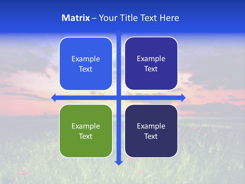 Nature Farm Grassland PowerPoint Template