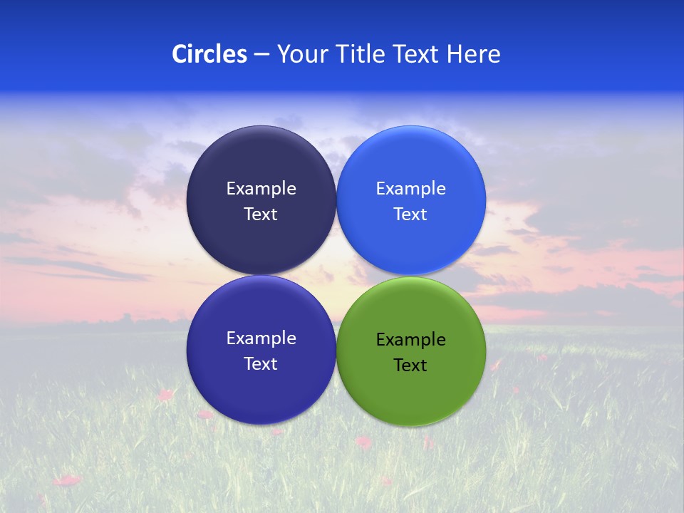 Nature Farm Grassland PowerPoint Template