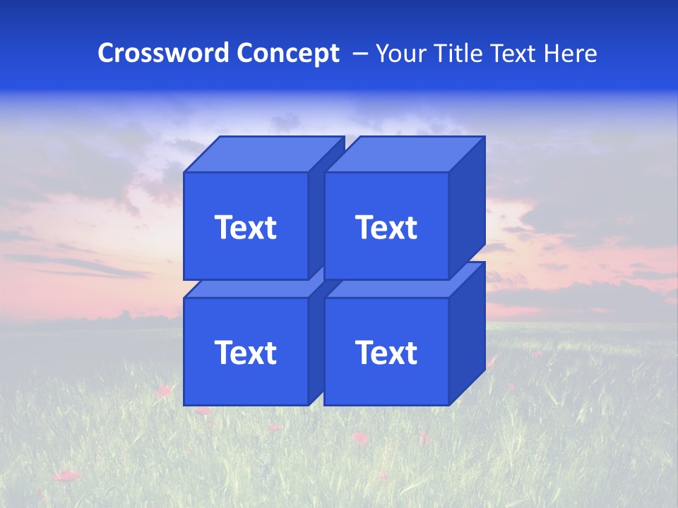 Nature Farm Grassland PowerPoint Template