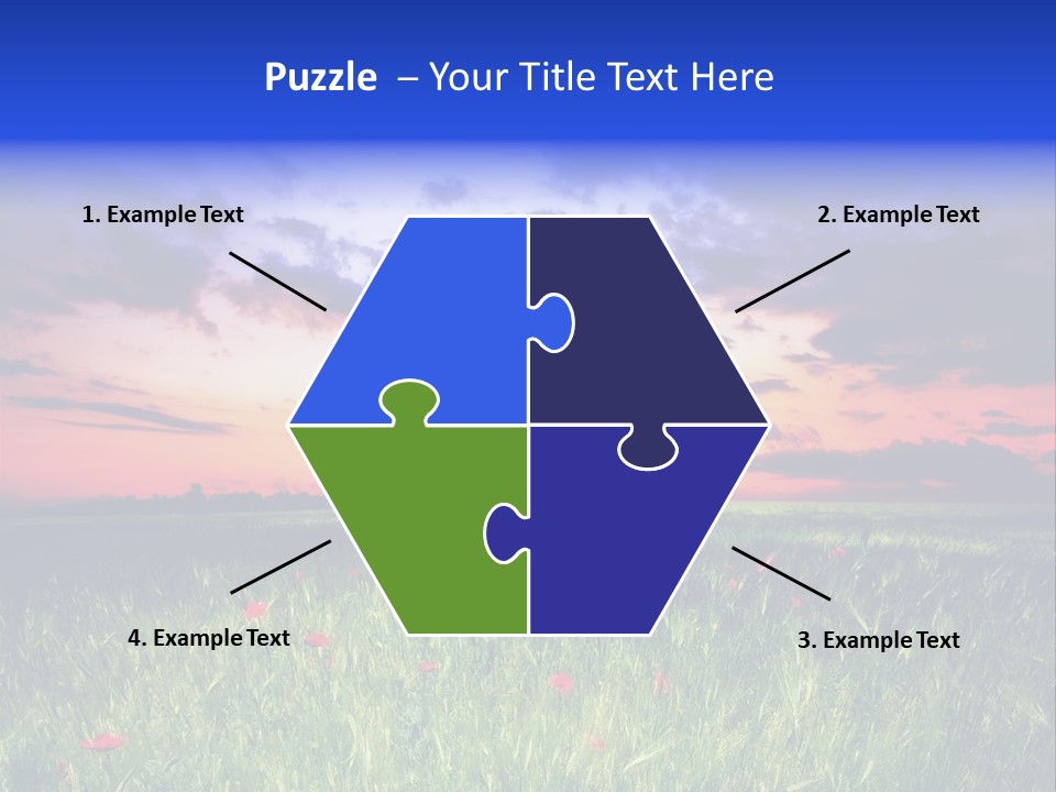 Nature Farm Grassland PowerPoint Template
