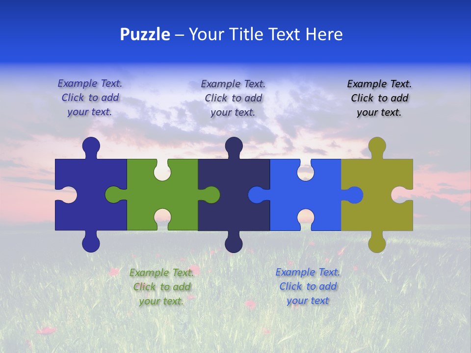 Nature Farm Grassland PowerPoint Template