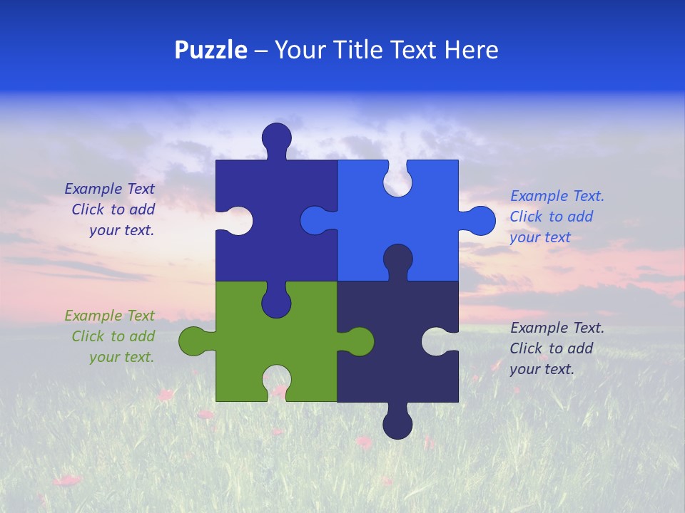 Nature Farm Grassland PowerPoint Template