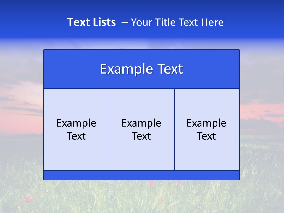 Nature Farm Grassland PowerPoint Template
