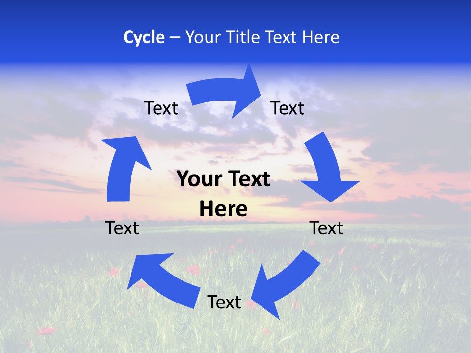 Nature Farm Grassland PowerPoint Template
