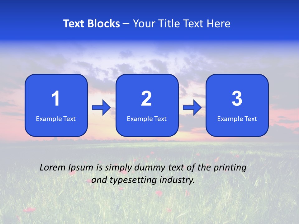 Nature Farm Grassland PowerPoint Template