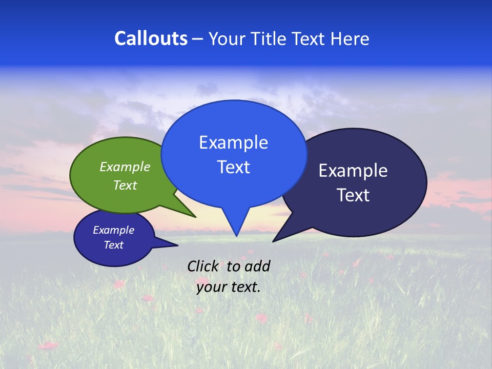 Nature Farm Grassland PowerPoint Template