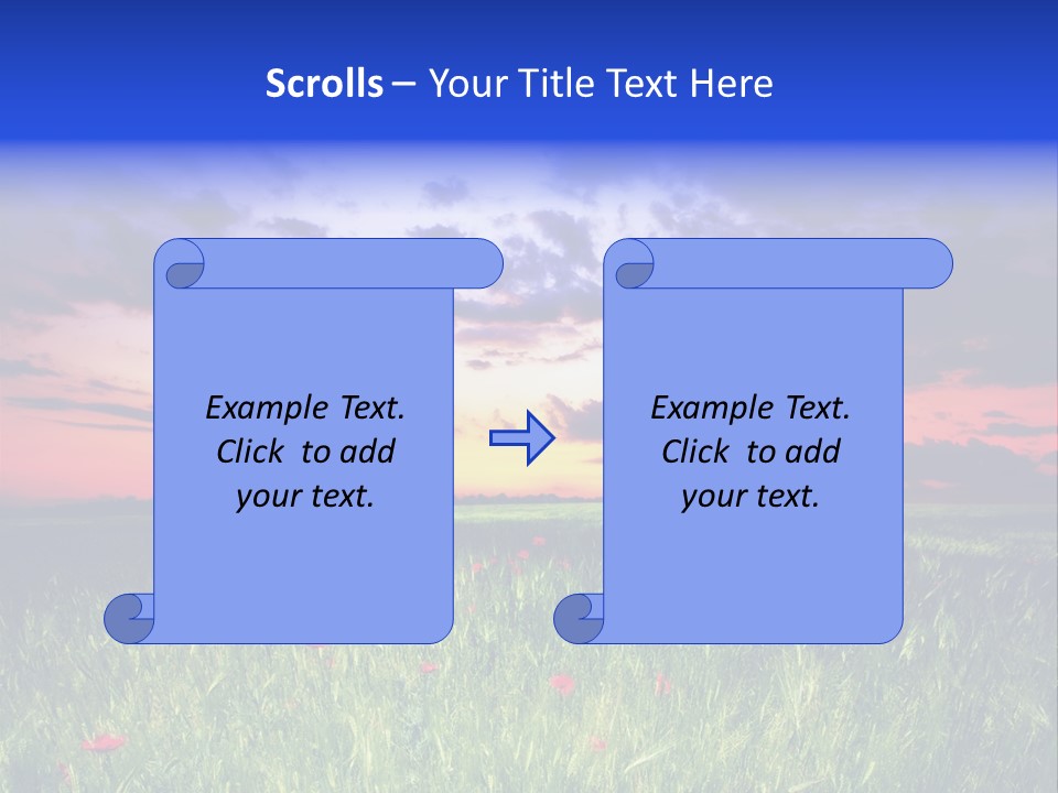 Nature Farm Grassland PowerPoint Template