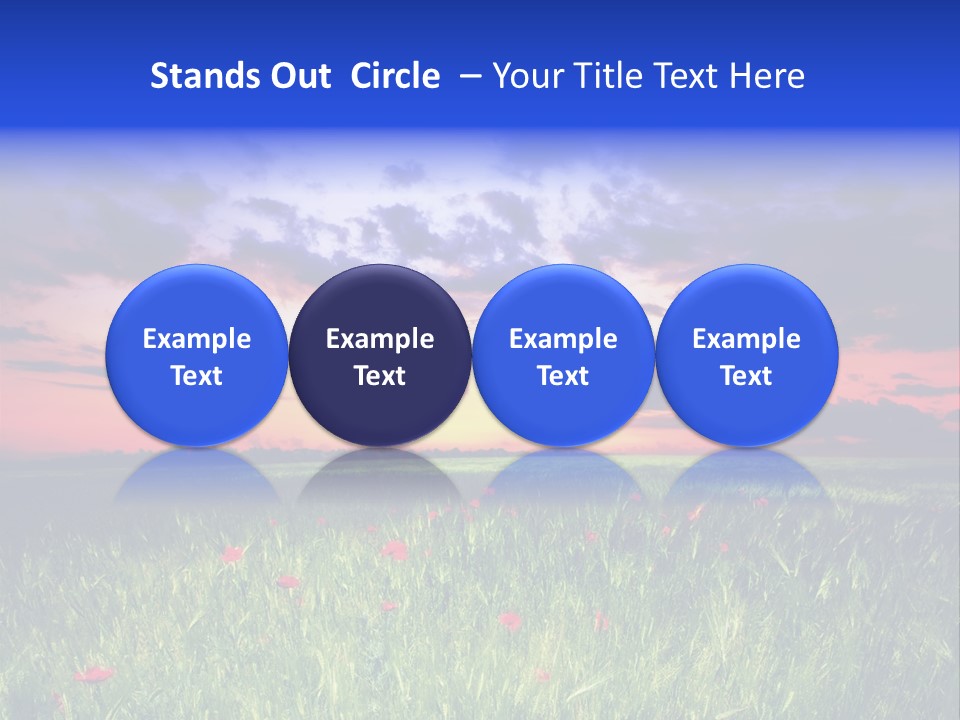 Nature Farm Grassland PowerPoint Template