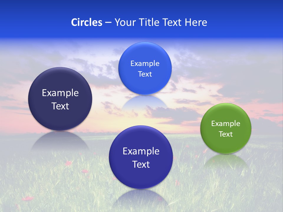 Nature Farm Grassland PowerPoint Template
