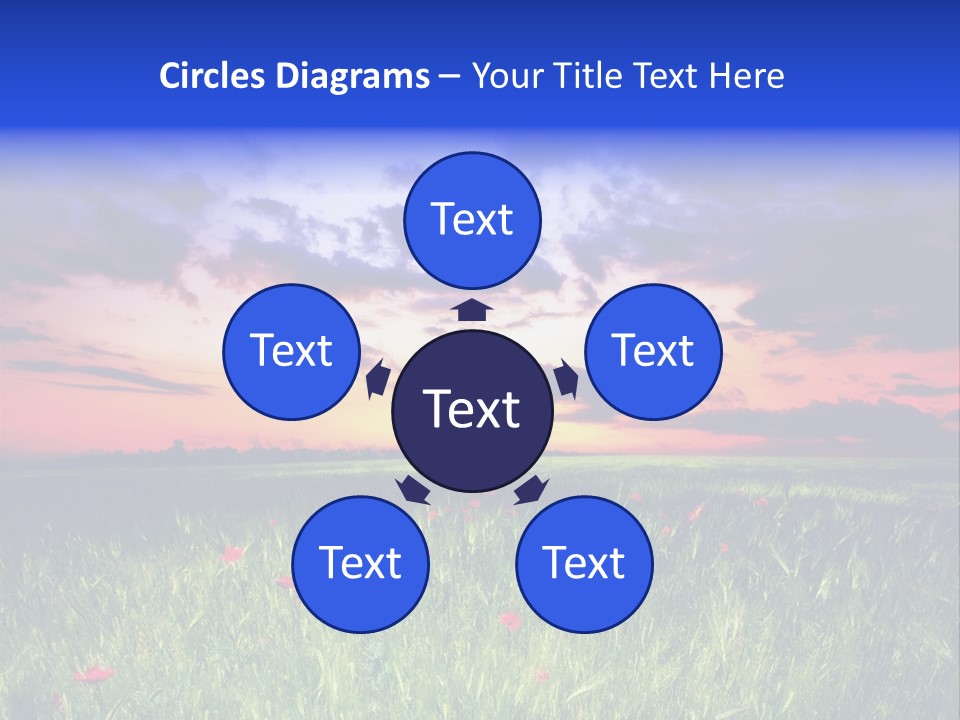 Nature Farm Grassland PowerPoint Template