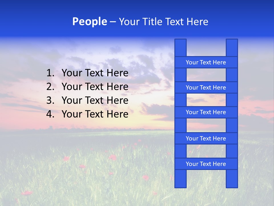Nature Farm Grassland PowerPoint Template