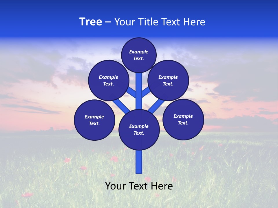 Nature Farm Grassland PowerPoint Template