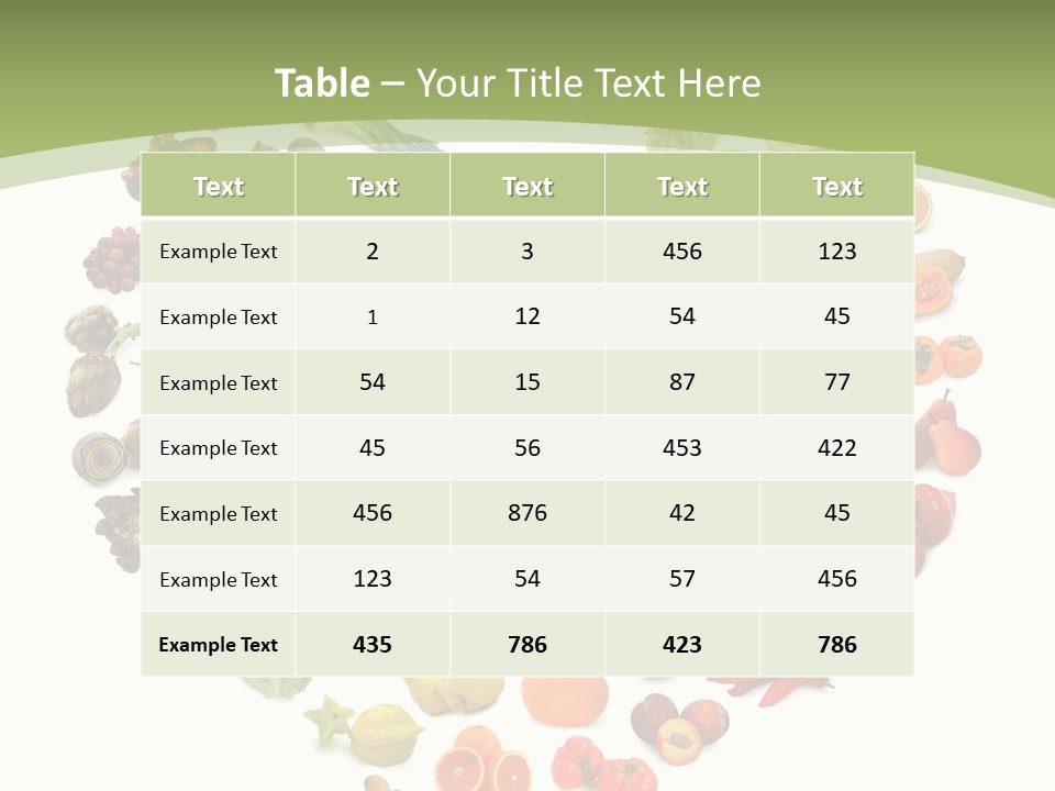 Onion Citrus Collection PowerPoint Template
