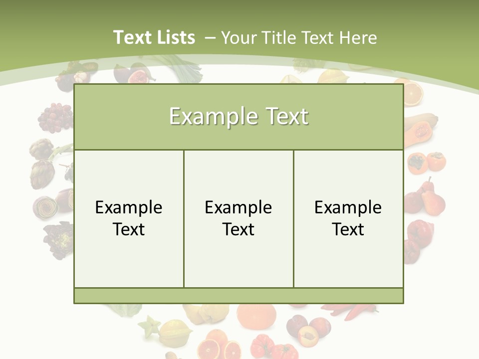 Onion Citrus Collection PowerPoint Template