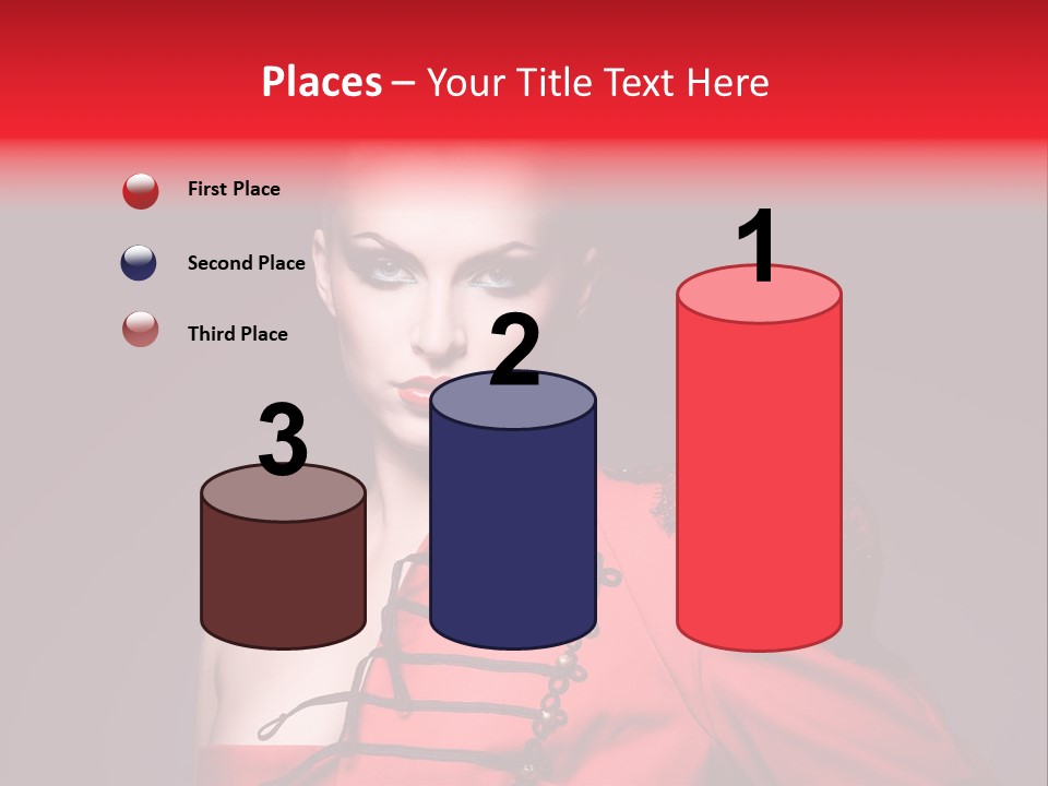 Glamour Black Eyes PowerPoint Template