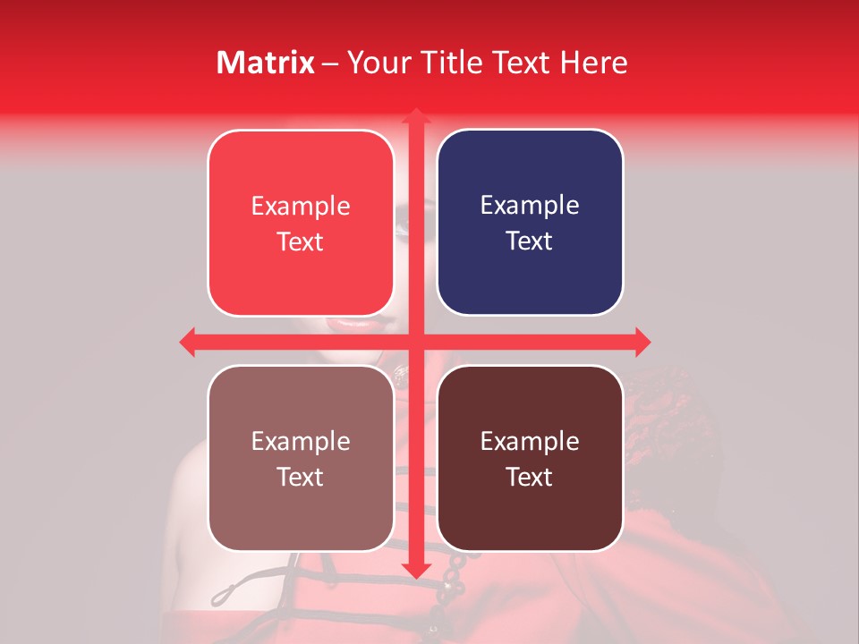 Glamour Black Eyes PowerPoint Template