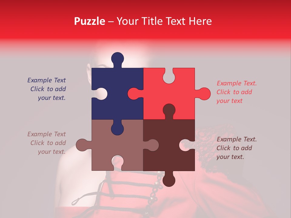 Glamour Black Eyes PowerPoint Template