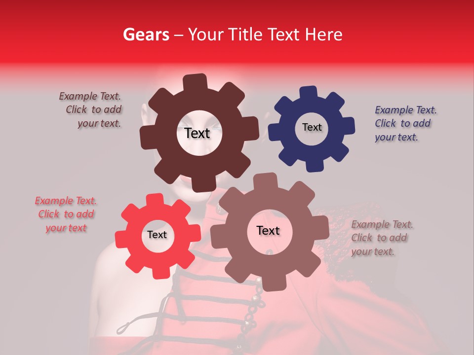 Glamour Black Eyes PowerPoint Template