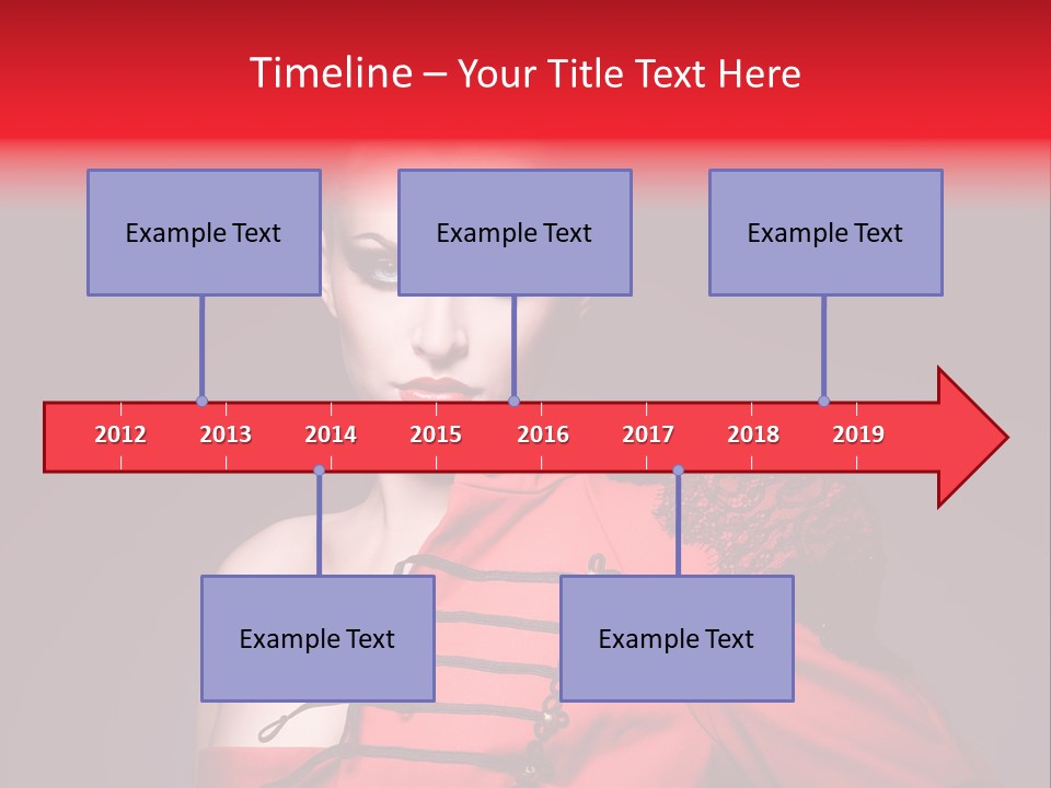 Glamour Black Eyes PowerPoint Template