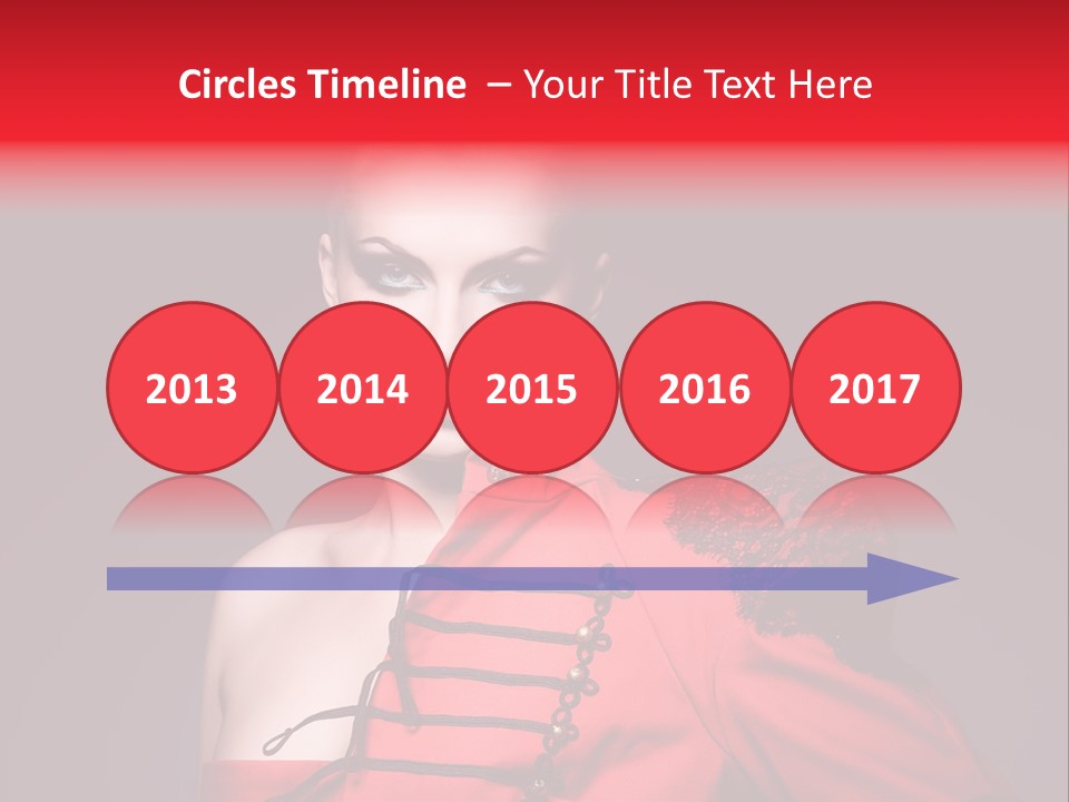 Glamour Black Eyes PowerPoint Template