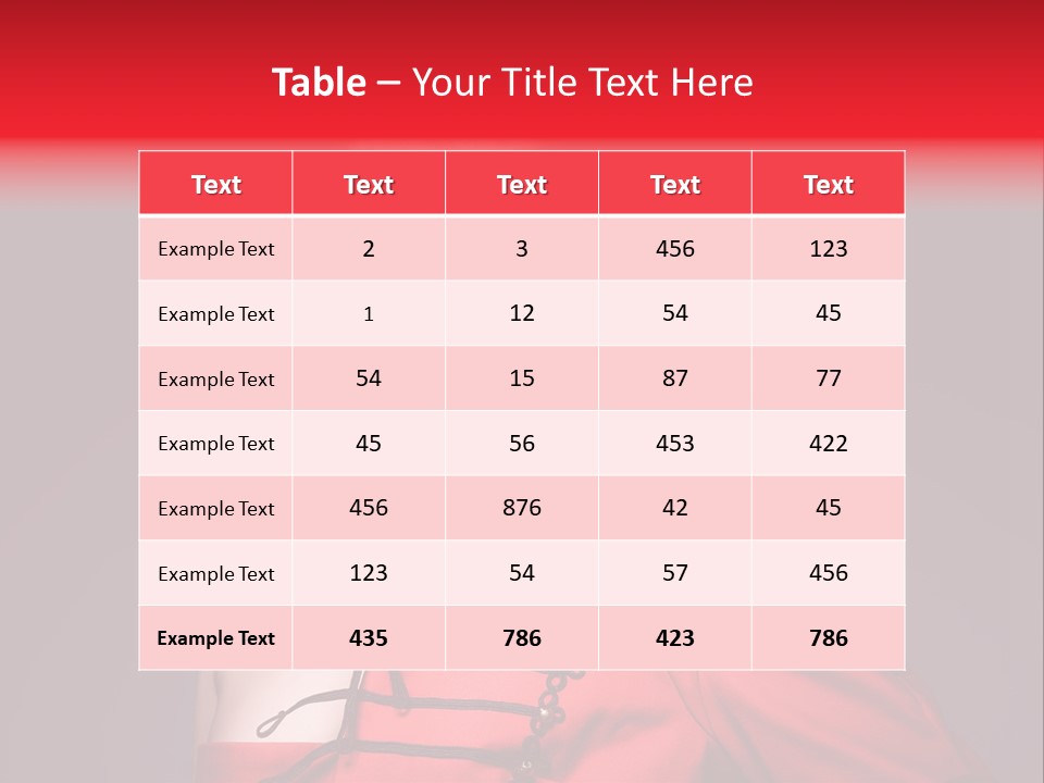 Glamour Black Eyes PowerPoint Template