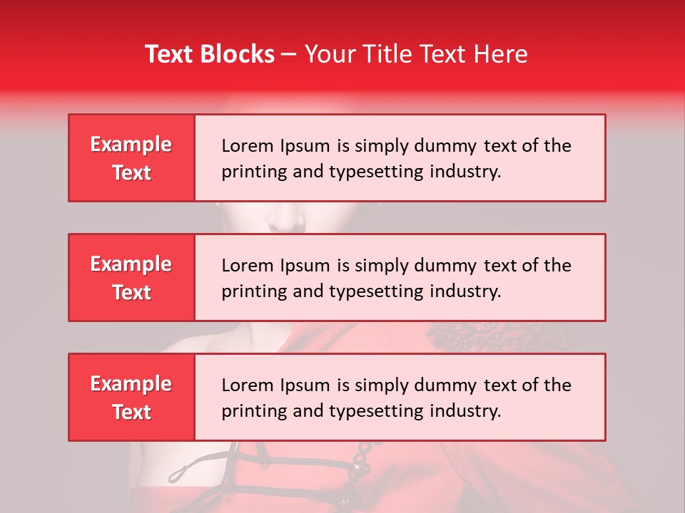 Glamour Black Eyes PowerPoint Template