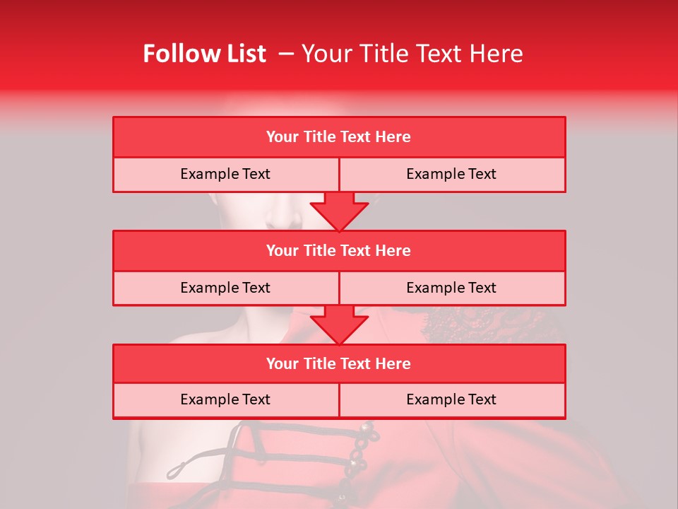 Glamour Black Eyes PowerPoint Template