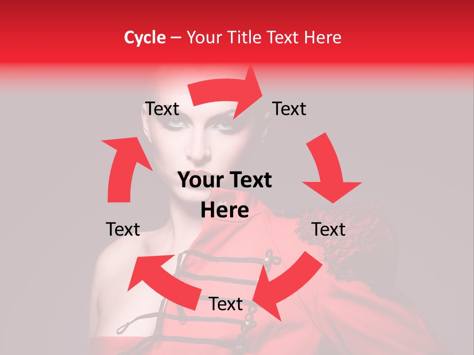 Glamour Black Eyes PowerPoint Template