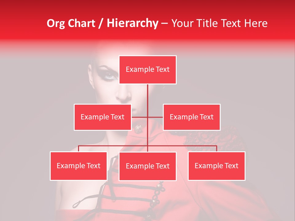 Glamour Black Eyes PowerPoint Template