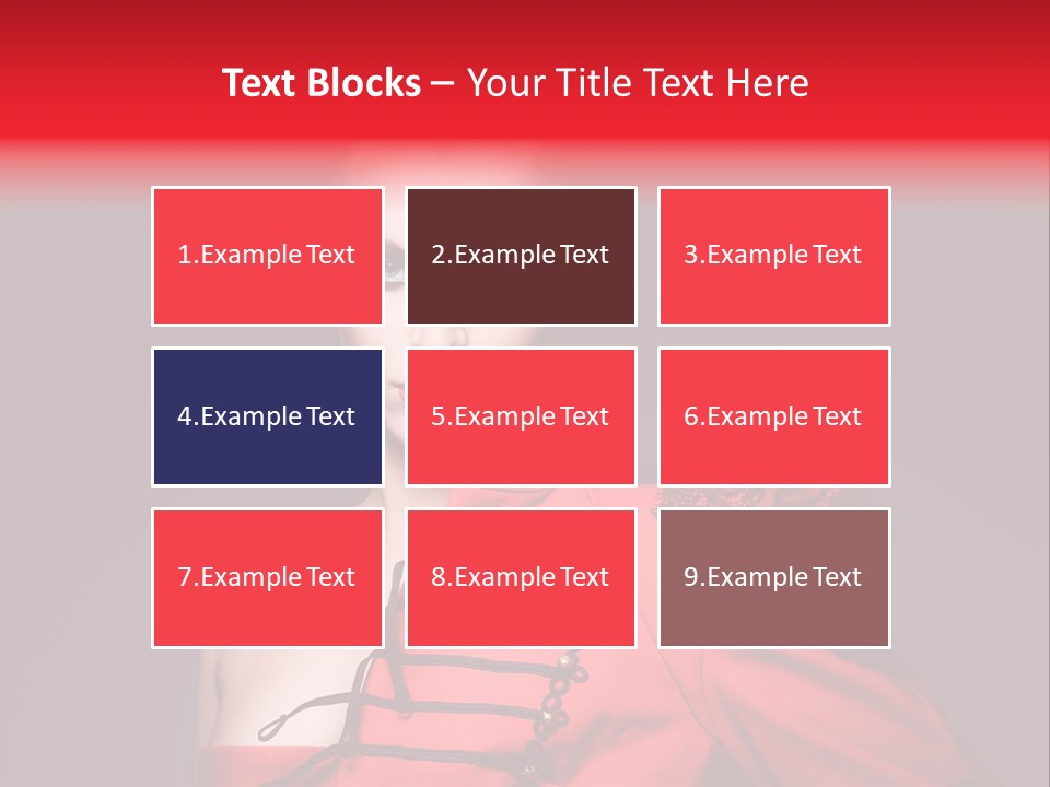 Glamour Black Eyes PowerPoint Template