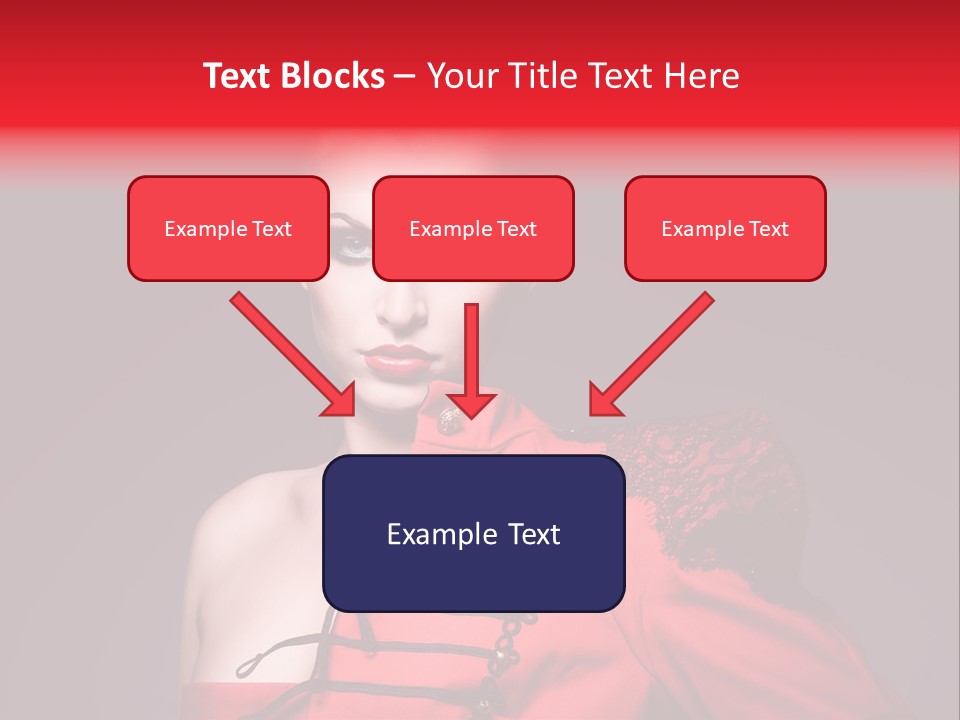 Glamour Black Eyes PowerPoint Template