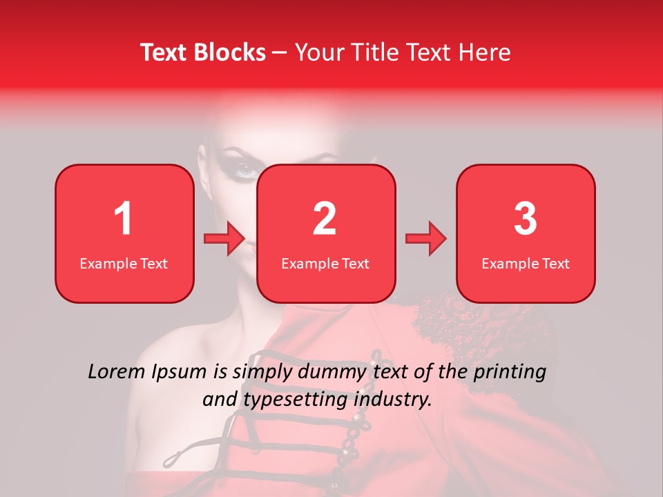 Glamour Black Eyes PowerPoint Template