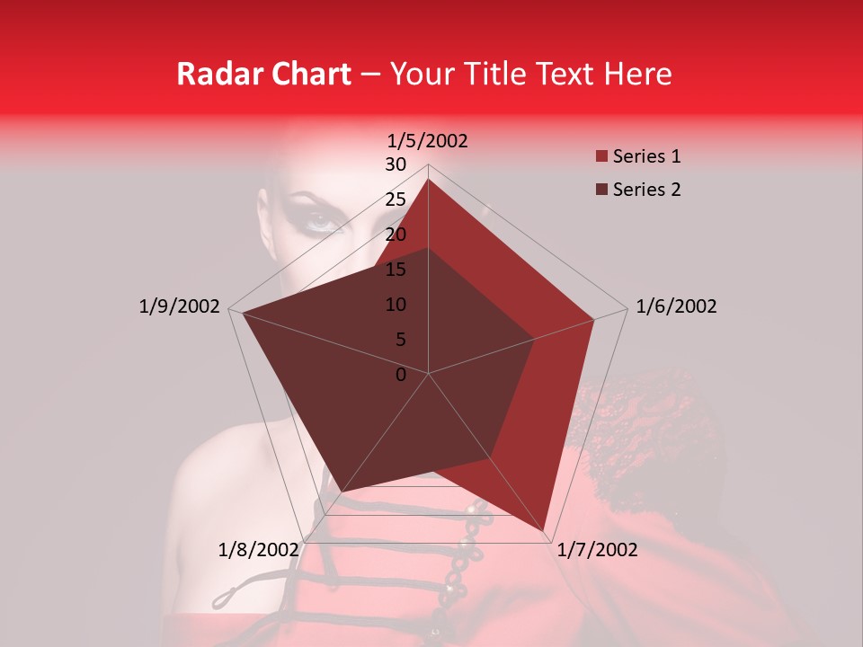 Glamour Black Eyes PowerPoint Template