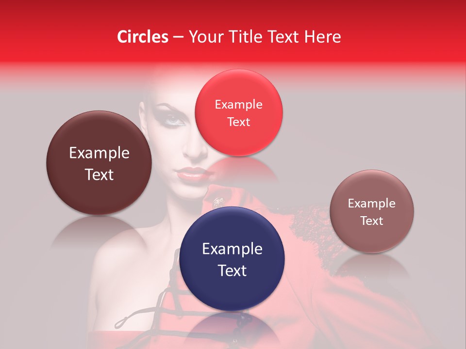 Glamour Black Eyes PowerPoint Template