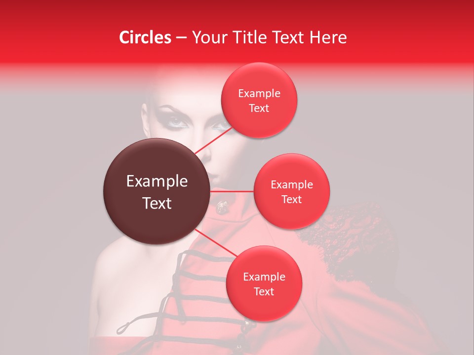 Glamour Black Eyes PowerPoint Template