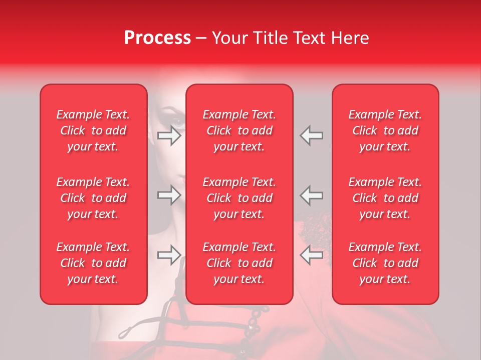 Glamour Black Eyes PowerPoint Template