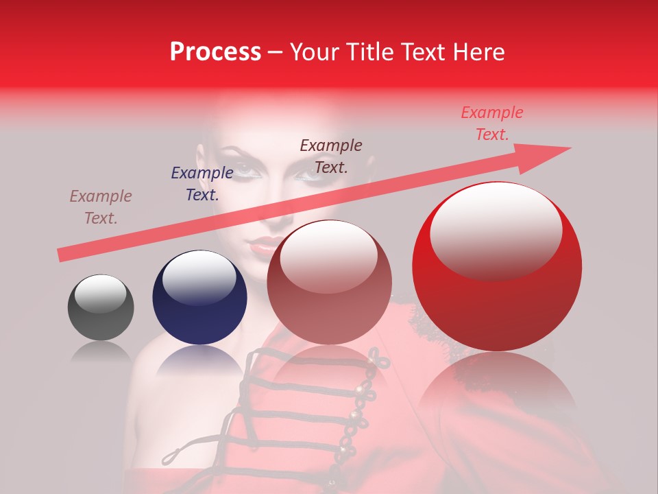 Glamour Black Eyes PowerPoint Template