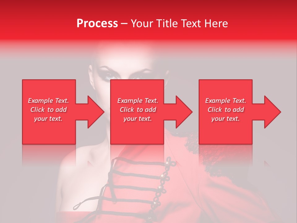 Glamour Black Eyes PowerPoint Template